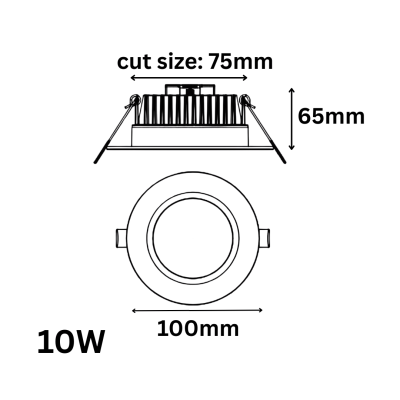 چراغ توکار مدل ونیز VENICE