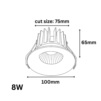 چراغ توکار مدل فلورانس FLORENCE