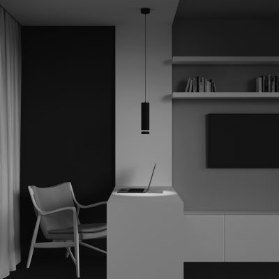 چراغ مگنتی استوانه‌ای آویز 12 وات