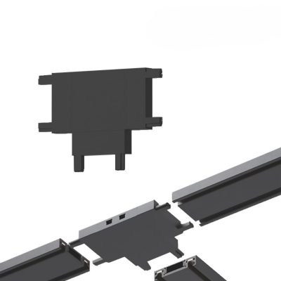 رابط ریل مگنت روکار سه طرفه 