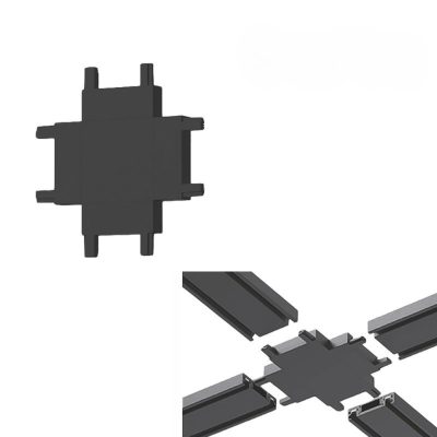 رابط ریل مگنت روکار چهار طرفه